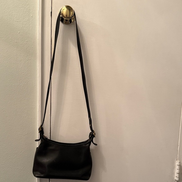 Coach Black Leather Crossbody Bag - Picture 2 of 3